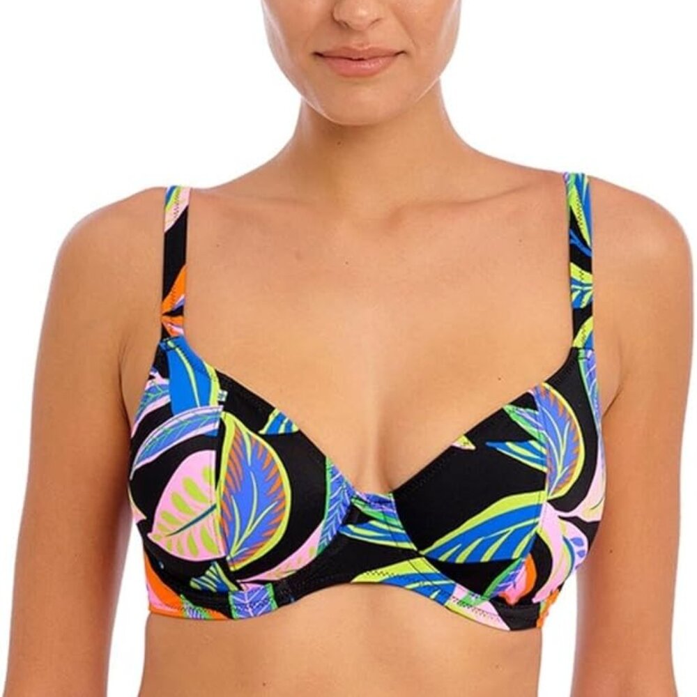 ✨ Freya Desert Disco Plunge Bikini Top 34DD NWT